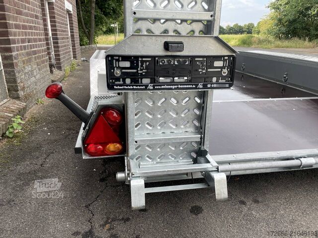 Baumaschinenanhänger Variant 3518 B4 | MAXI LOAD 400X180CM 3500KG BAUMASCHINENANHÄNGER | SKIDS | BEAVERTAIL