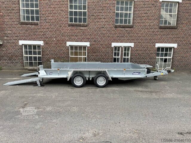 Baumaschinenanhänger Variant 3518 B4 | MAXI LOAD 400X180CM 3500KG BAUMASCHINENANHÄNGER | SKIDS | BEAVERTAIL