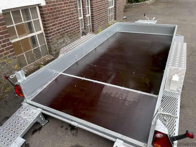 Baumaschinenanhänger Variant 3518 B4 | MAXI LOAD 400X180CM 3500KG BAUMASCHINENANHÄNGER | SKIDS | BEAVERTAIL