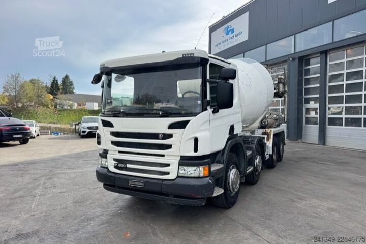Betonmischer LKW SCANIA P450 8x4 Stetter 9m3