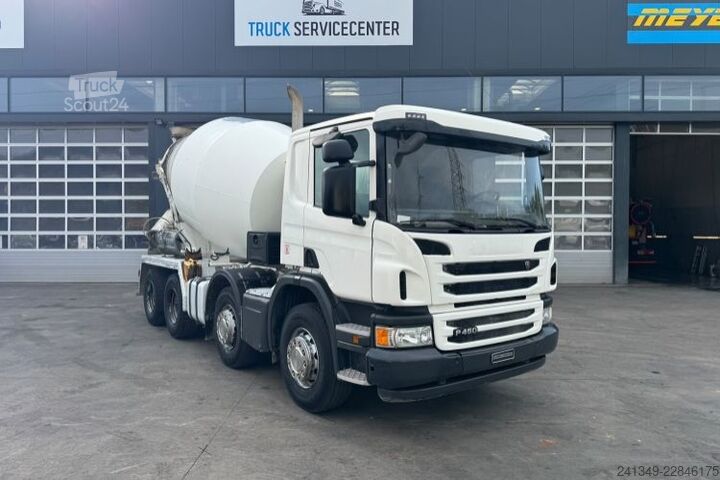 Betonmischer LKW SCANIA P450 8x4 Stetter 9m3