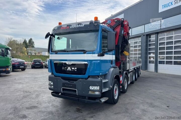 Lastbilmonteret kran MAN TGS 41.480 10x4 Efffer 955 7+6 (855)
