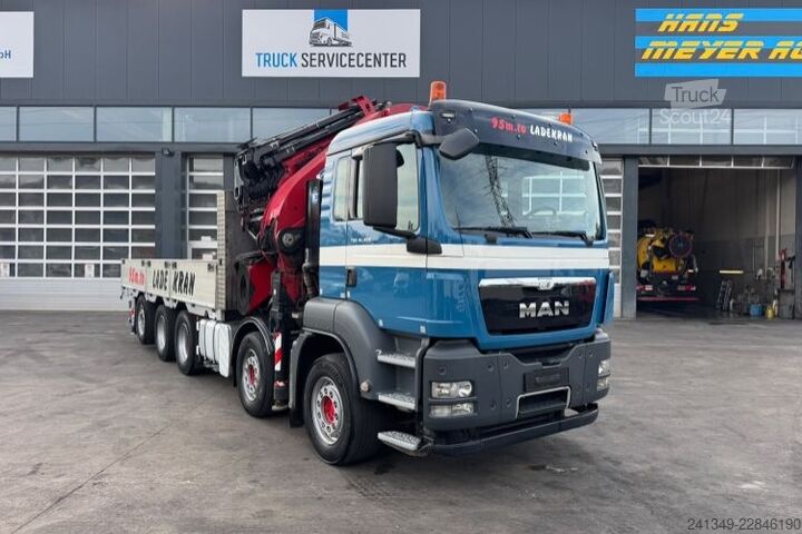 Lastbilmonteret kran MAN TGS 41.480 10x4 Efffer 955 7+6 (855)