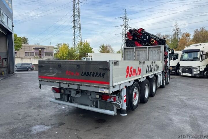 Lastbilmonteret kran MAN TGS 41.480 10x4 Efffer 955 7+6 (855)