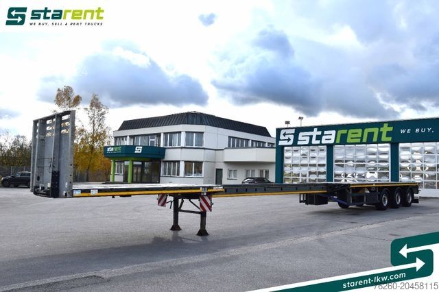 Priklopnik sedeža z delovno ploščadjo FAYMONVILLE Max Trailer Plateau 3x Lenkachse 1x Liftachse