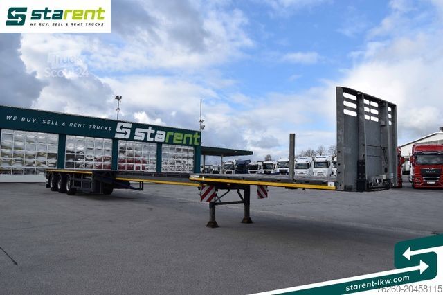 Priklopnik sedeža z delovno ploščadjo FAYMONVILLE Max Trailer Plateau 3x Lenkachse 1x Liftachse