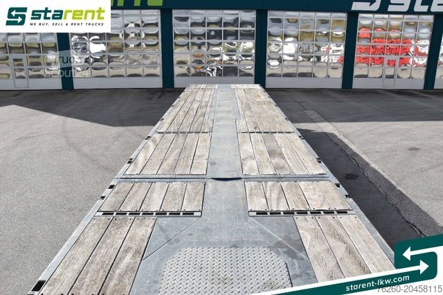 Priklopnik sedeža z delovno ploščadjo FAYMONVILLE Max Trailer Plateau 3x Lenkachse 1x Liftachse