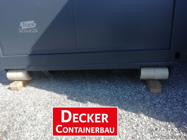 Conteneur d'habitation Decker Containerbau Kombicontainer, 20 ft halb Büro/ Lager