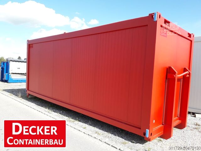 Pojemnik mieszkalny Decker Containerbau Kombicontainer, Feuerwehr, auf ABR