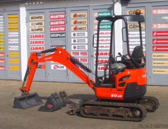 Minibagger Kubota KUBOTA U17-3a * 3x Löffel *