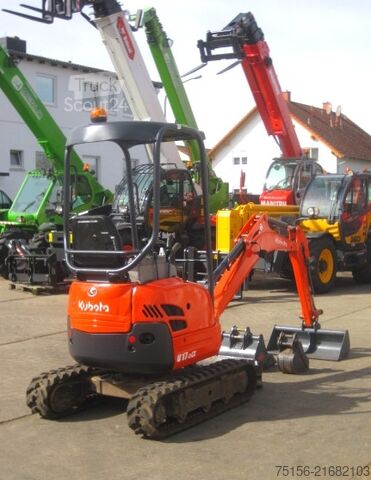 Minibagger Kubota KUBOTA U17-3a * 3x Löffel *