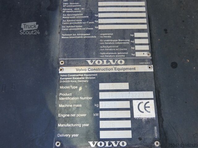 Kolesni bager Volvo EW 160 B