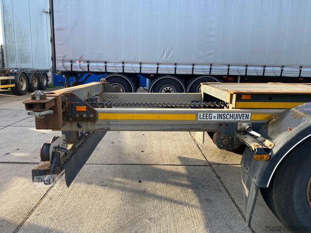 Транспорт на контейнери Van Hool 3B0071 / BPW + Drum / 1x Extendable / 1x Lift Axle