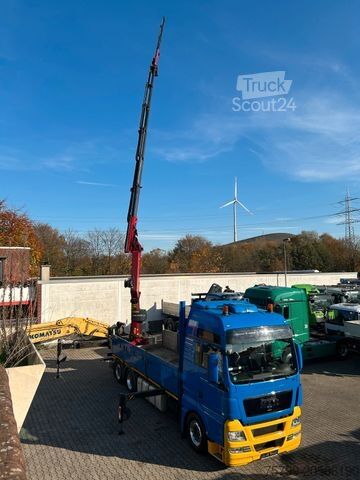 Autokran MAN 26.440 TGX Pritsche + PK 34002 + JIB Seilwinde