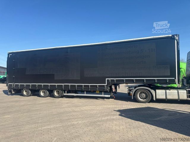 Semiremorcă cu platformă joasă  Wiese 3-Achs Stufensattel Auflieger mit Rampe25T