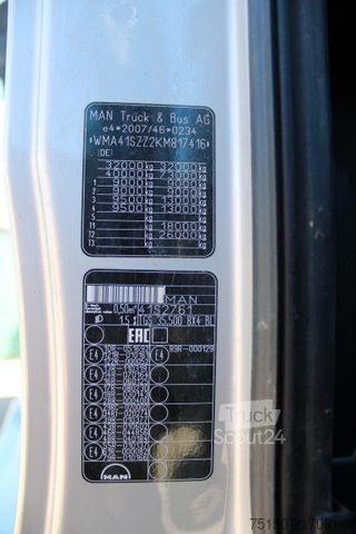 Трьохсторонній самоскид MAN TGS 35.500 8x4 BL INTARDER BORDMATIK Nr.: 416