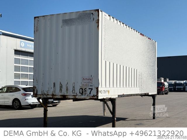 Rimorchio a cassetta  TULO *Wechselbrücke*BDF *Kleider*Textil