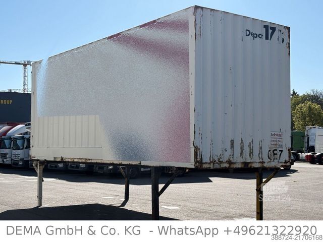 Rimorchio a cassetta  TULO *Wechselbrücke*BDF *Kleider*Textil