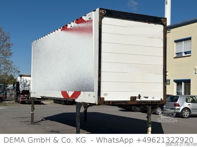 Rimorchio a cassetta  TULO *Wechselbrücke*BDF *Kleider*Textil