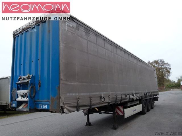 Nyitott ponyvás félpótkocsi KRONE SDP 27, BPW ECO Plus,  Standart, Deutsch