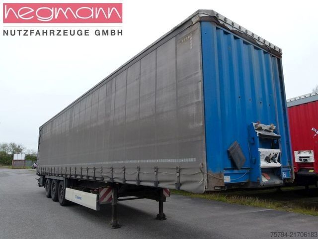 Nyitott ponyvás félpótkocsi KRONE SDP 27, BPW ECO Plus,  Standart, Deutsch