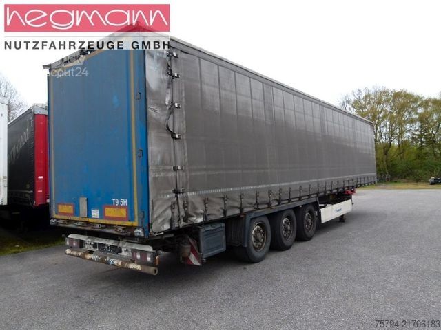 Nyitott ponyvás félpótkocsi KRONE SDP 27, BPW ECO Plus,  Standart, Deutsch