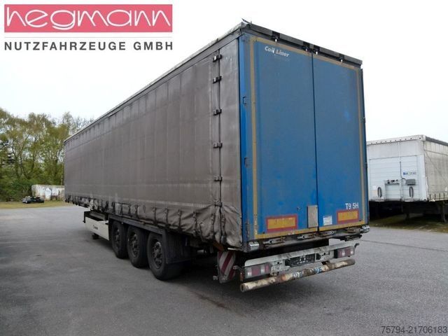 Nyitott ponyvás félpótkocsi KRONE SDP 27, BPW ECO Plus,  Standart, Deutsch