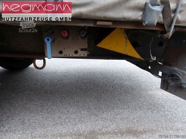 Nyitott ponyvás félpótkocsi KRONE SDP 27, BPW ECO Plus,  Standart, Deutsch