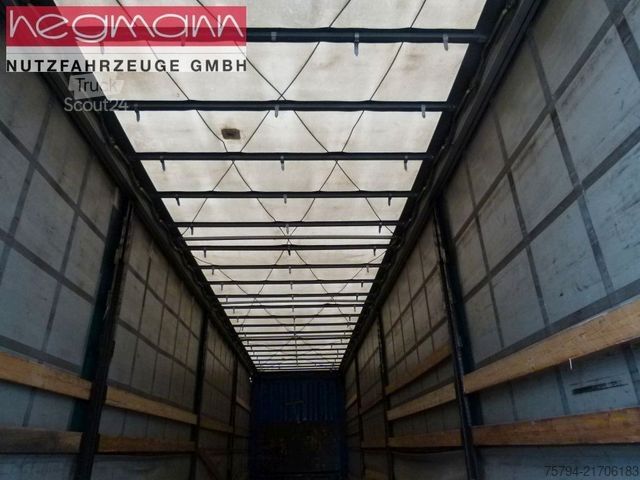 Nyitott ponyvás félpótkocsi KRONE SDP 27, BPW ECO Plus,  Standart, Deutsch