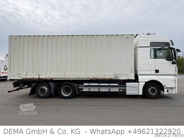Camión con caja móvil MAN TGX26460*Mit Wechselbrücke*Spier*Liftachse*Klima