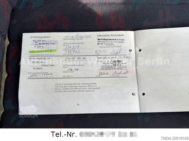 Mikroautobusas MERCEDES-BENZ Vario 814D Diff Klima Standh120km/h  restauriert