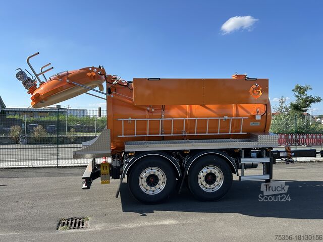 Tankanhänger Deppe GVT 10 Saug u. Druck Tankanhänger Vakuumfaster Tandemanhänger