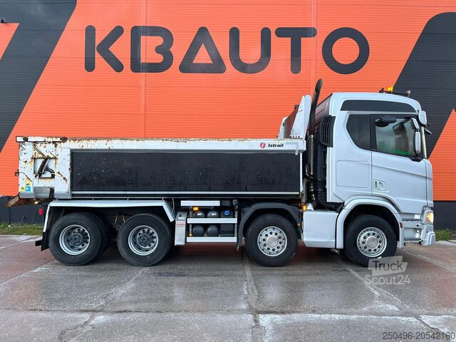 Kippisäiliö Scania R 500 8x4 RETARDER / BOX L=5580 mm