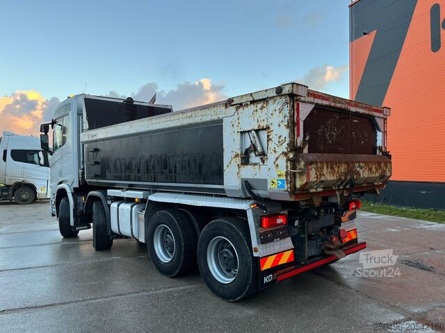 Kippisäiliö Scania R 500 8x4 RETARDER / BOX L=5580 mm