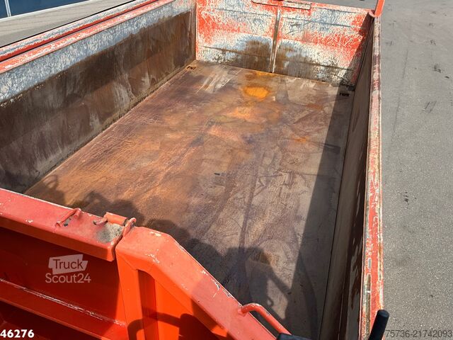 Tipper with crane Scania P 320 HMF 14 Tonmeter Z-kraan Just 173.443 km!