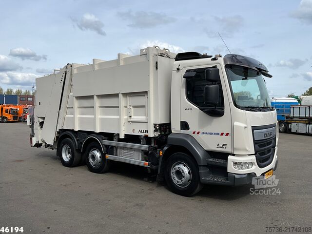 Refuse collection vehicle DAF FAG LF 220 Euro 6 Haller Just 119.291 km!