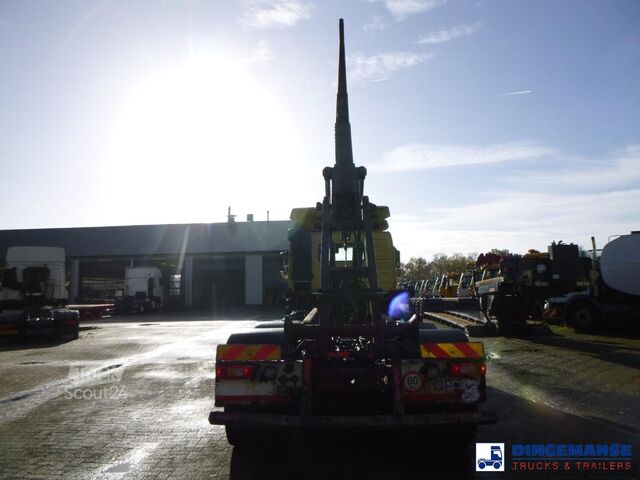 Containertransport (haakarmsysteem) Volvo FM 410 6x2 Euro 5 AJK container hook 20t