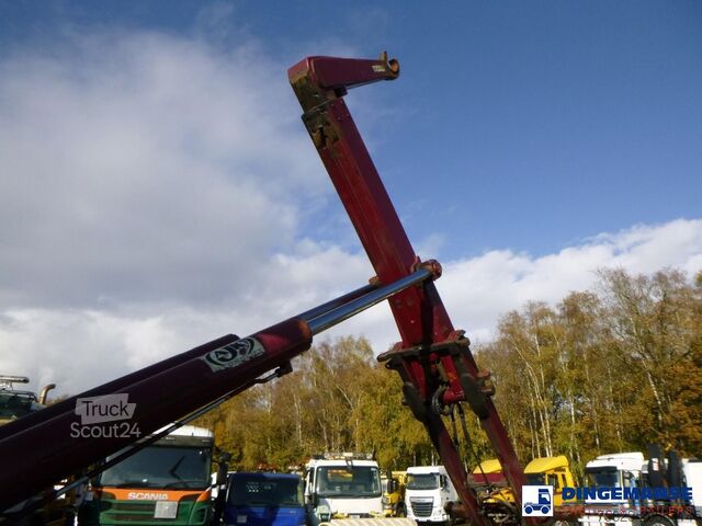 Containertransport (haakarmsysteem) Volvo FM 410 6x2 Euro 5 AJK container hook 20t