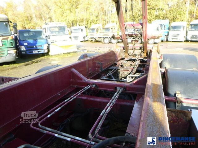 Containertransport (haakarmsysteem) Volvo FM 410 6x2 Euro 5 AJK container hook 20t
