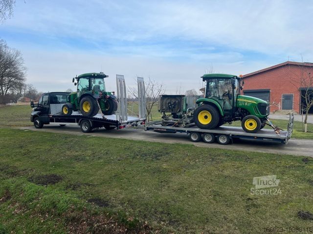 Grúa de remolque IVECO Maschinentransporter Arbeitsbühnentransporter