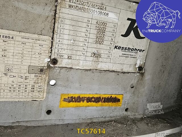 Platformos priekaba Kässbohrer 