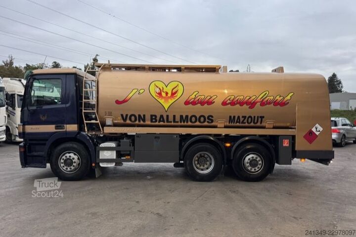 Βυτιοφόρο φορτηγό MERCEDES-BENZ Actros 2541 6x2 21'000L 2 Kammern
