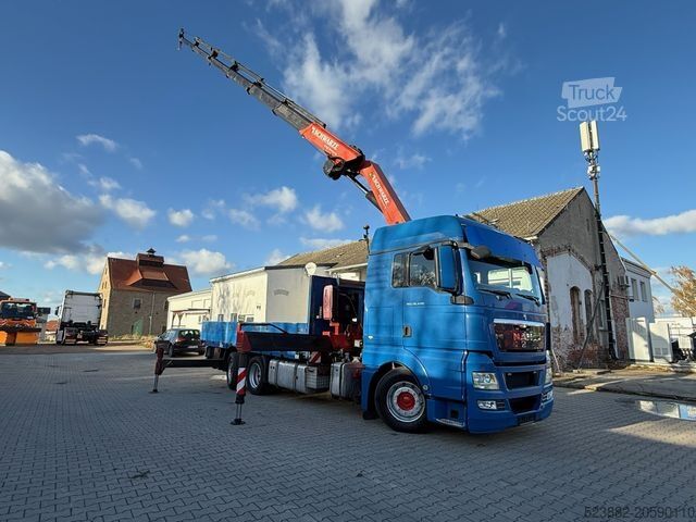 Żuraw samochodowy MAN TGX26.440 6x2*PalfingerPK35000*LiftLenk*Containe