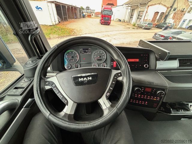 Φορτηγό με επίπεδη καρότσα MAN TGX26.440 6x2*PalfingerPK35000*LiftLenk*Containe