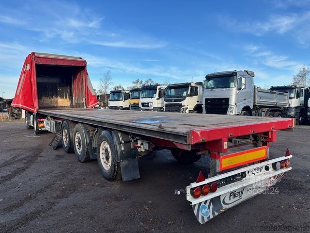 Naczepa otwarta z plandeką FLIEGL SDS390 Coil*Lift*Lenk*Stahltransp.*verbreiterbar