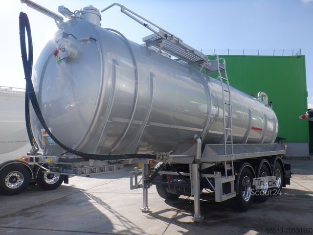 Remorque-citerne semi-remorque KÄSSBOHRER Gülle Tankwagen Auflieger Edelstahl STN L