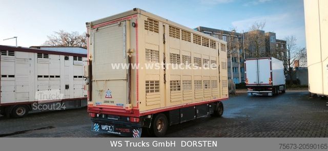 Remorque de transport de chevaux MENKE-JANZEN 3Stock Viehanhänger | Hubdach |Vollalu |Aggregat