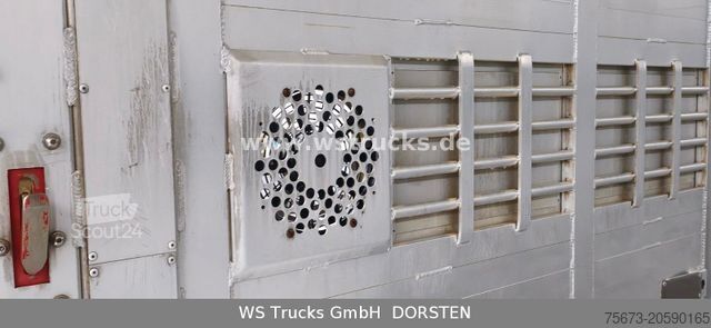 Remolque de transporte de caballos MENKE-JANZEN 3Stock Viehanhänger | Hubdach |Vollalu |Aggregat