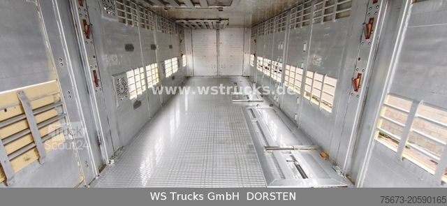 Remolque de transporte de caballos MENKE-JANZEN 3Stock Viehanhänger | Hubdach |Vollalu |Aggregat