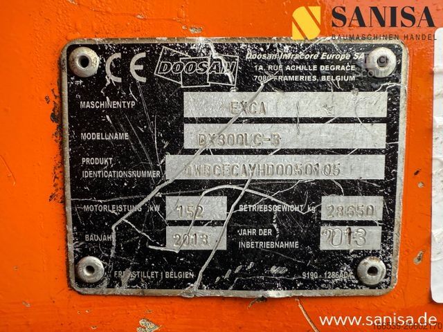 Koparka gąsienicowa DOOSAN DX300 LC-3/Mono